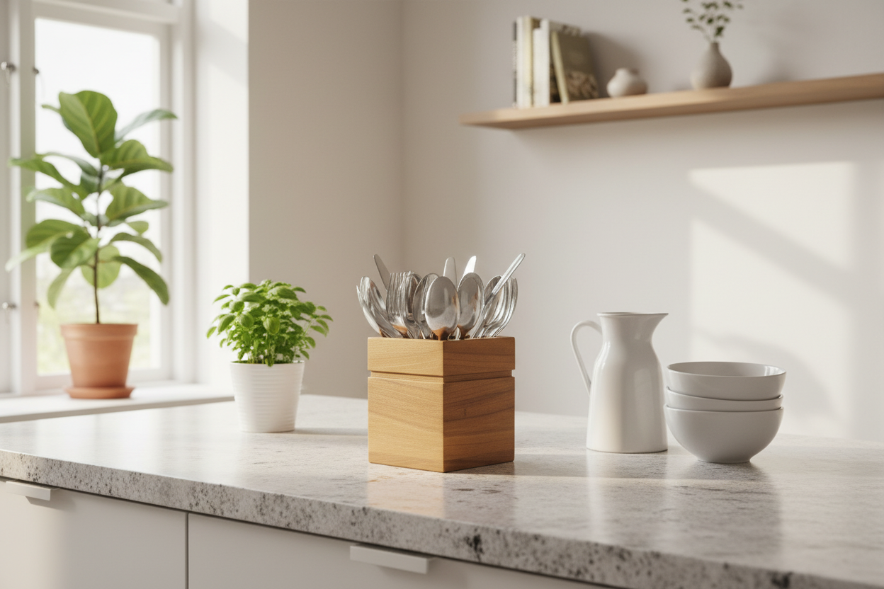 Cutlery Holder | Square | Pen Stand | Spoon Stand | Home Decor