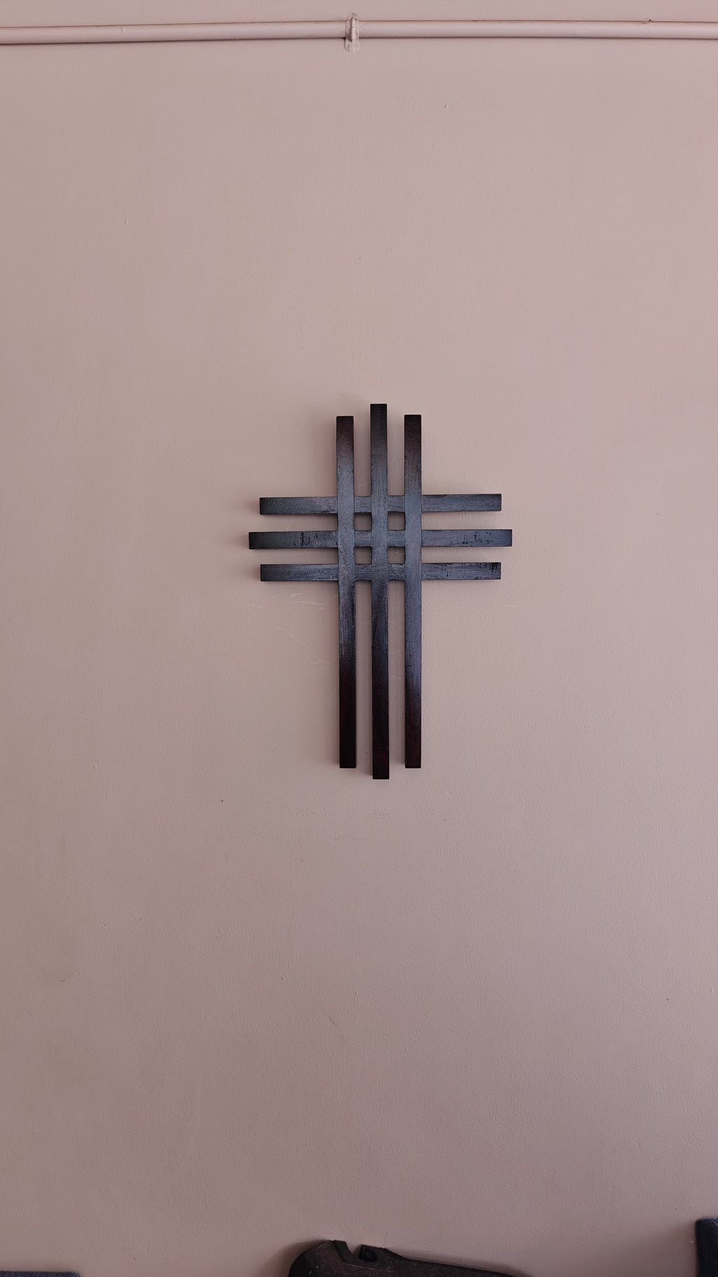 The Lattice Cross | Handcrafted Cedar & Jack Wood