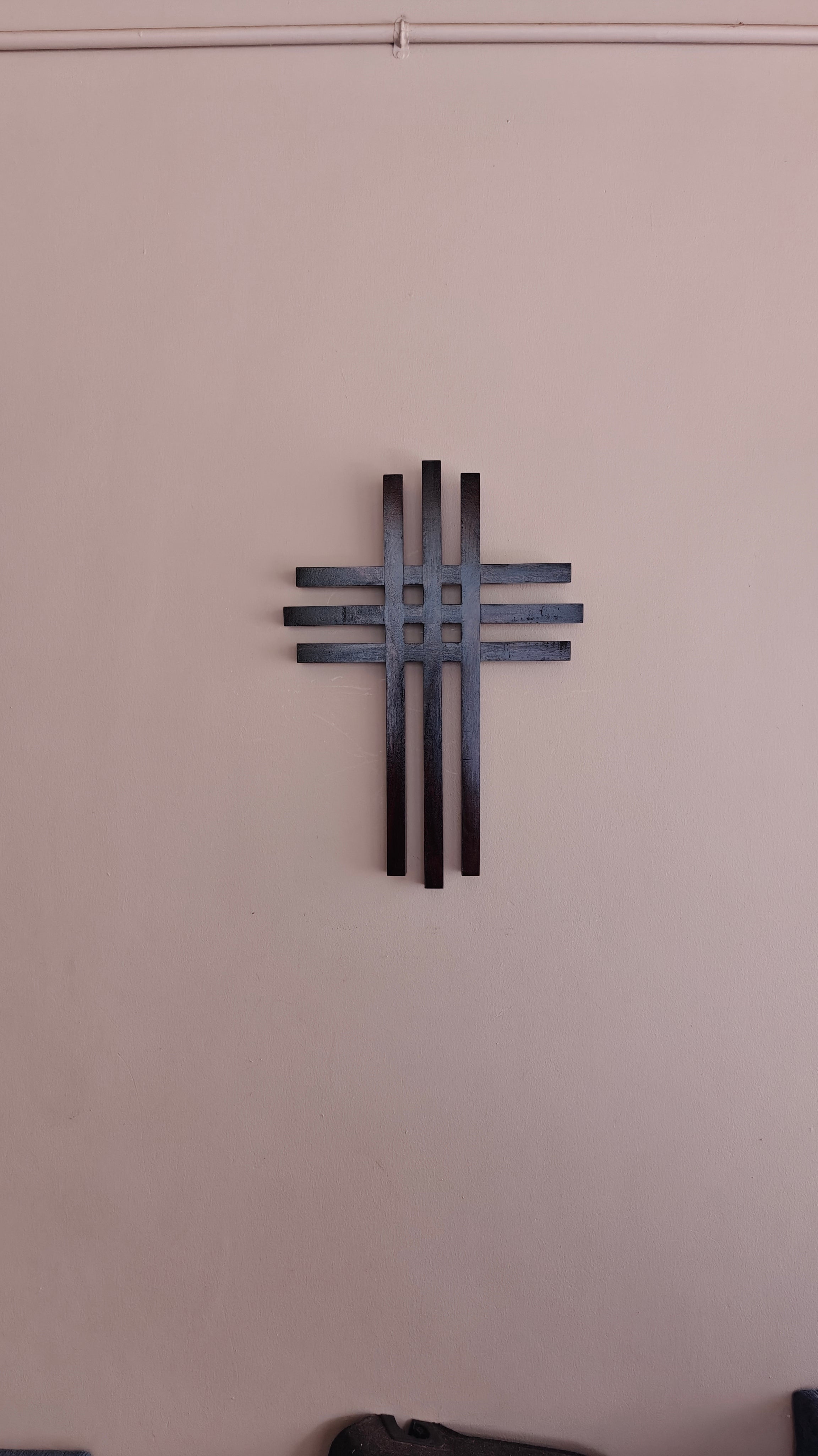 The Lattice Cross | Handcrafted Cedar & Jack Wood