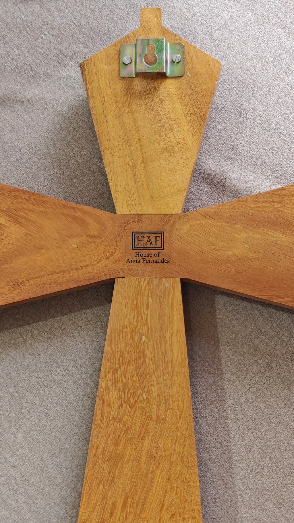 The Pointed Cross | Handcrafted Cedar &amp; Jack Wood