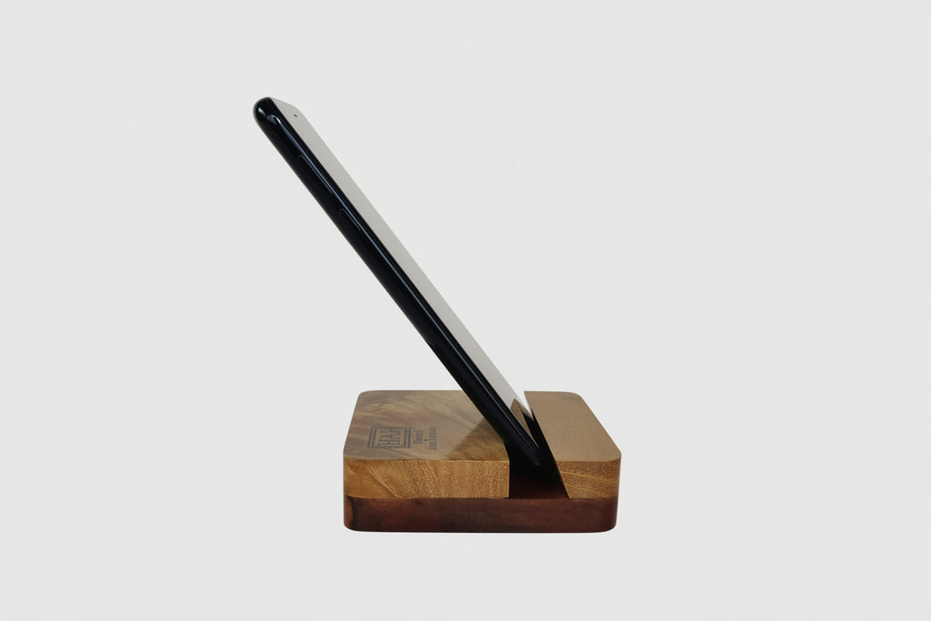 Wooden Mobile stand with a mobile 