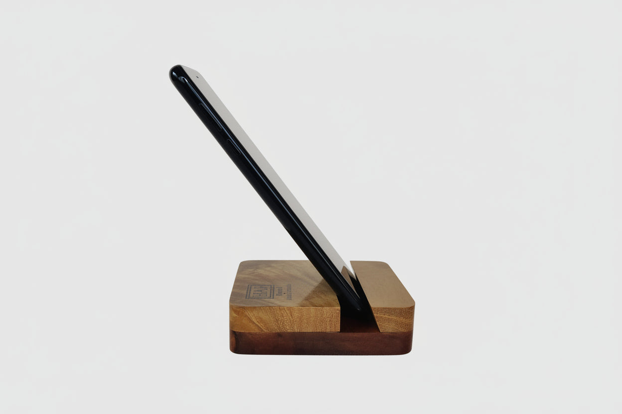 Wooden Mobile stand with a mobile 