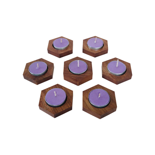 Diyas | Hexagon shape | set of 7 pcs | Home Decor Goa