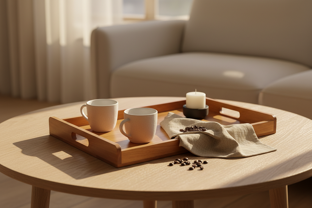 The Carry Hospitality Tray | Handcrafted Teak
